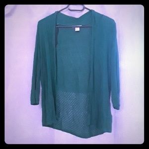 H &M Cardigan green Small